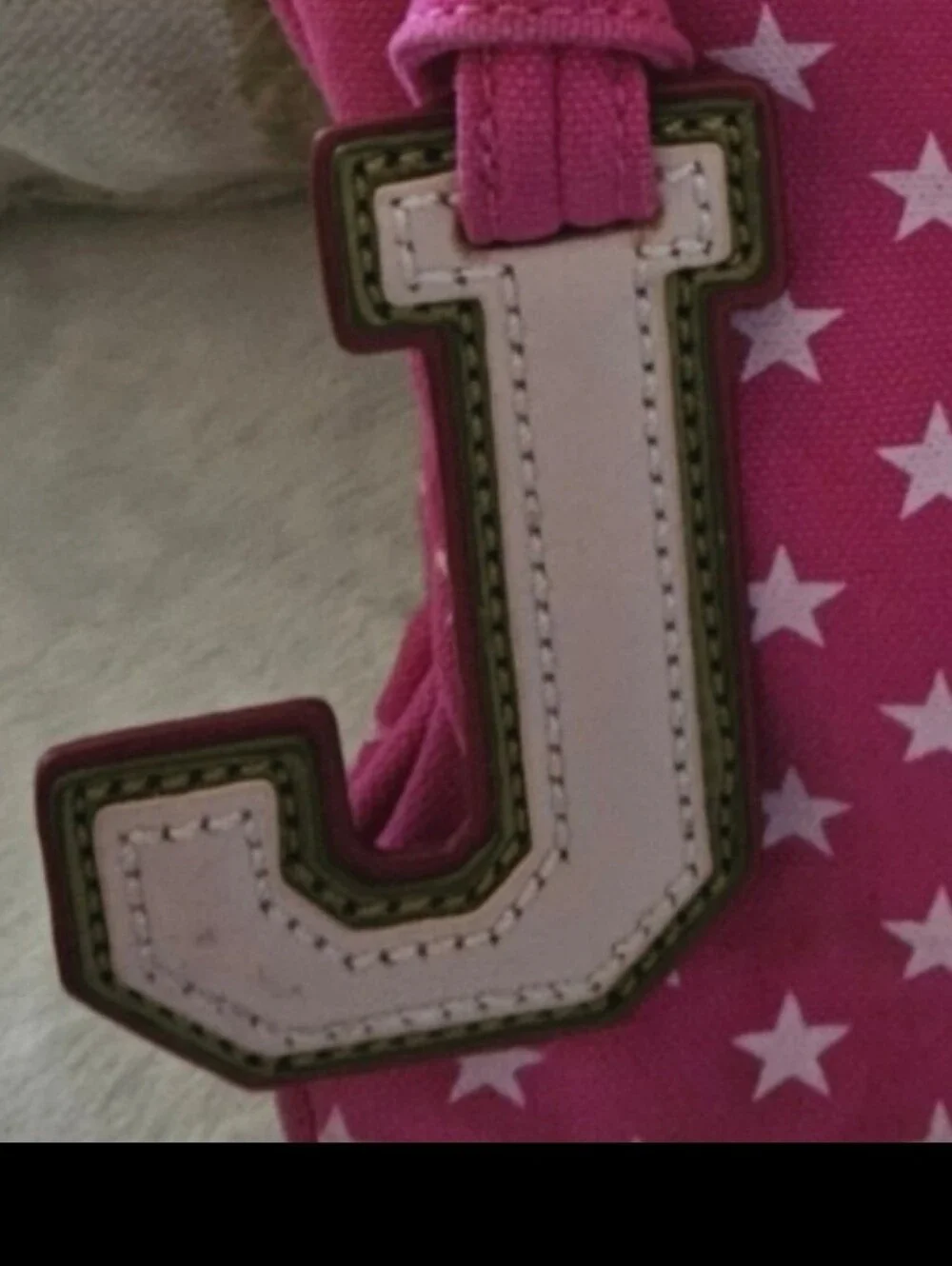 Rare Juicy Couture ☆Stars☆ Y2k Hot Pink Crossbody With A Genuine Leather J Charm